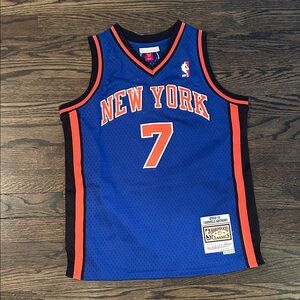 Blue New York Basketball Jersey